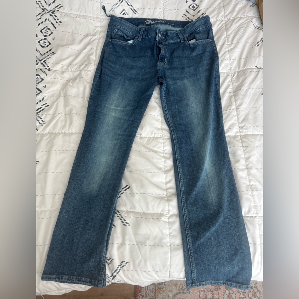 Wrangler Denim Straight Leg Jeans